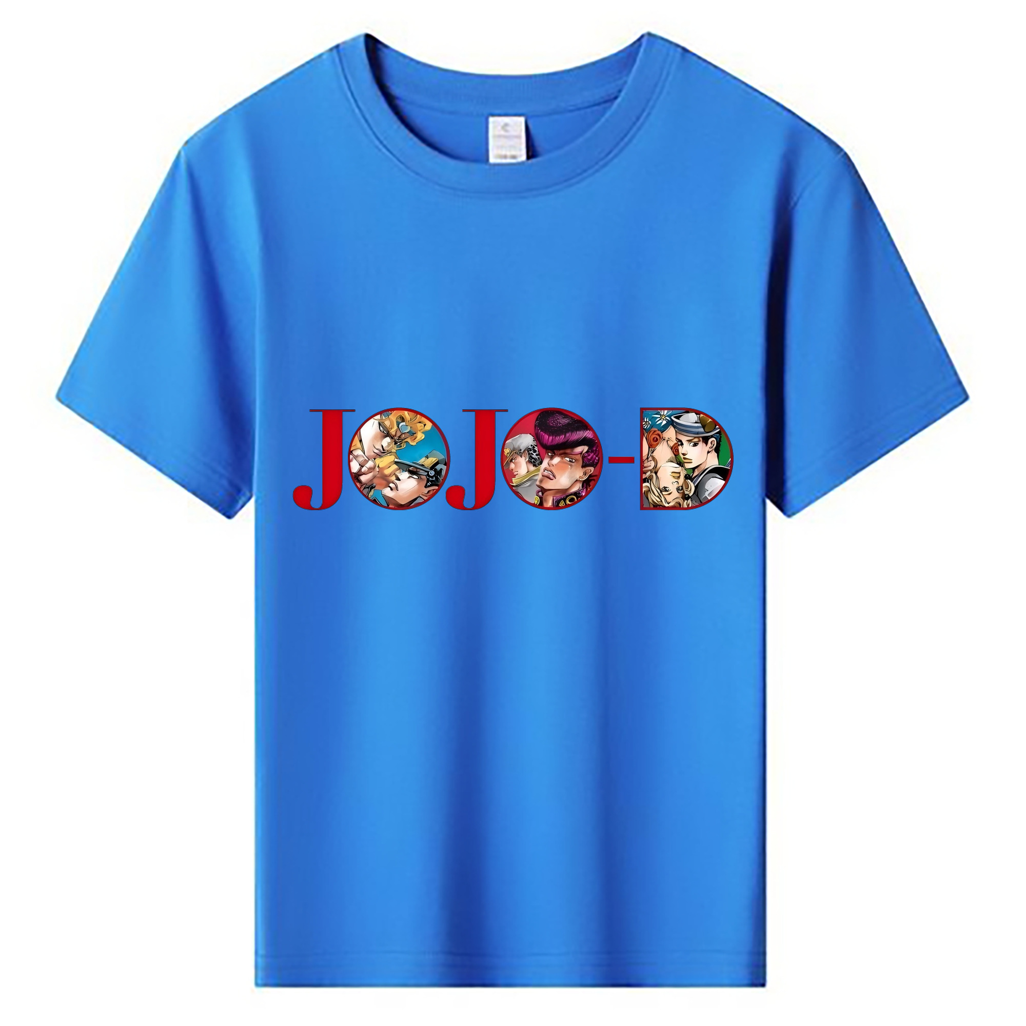 （画像用） ジョジョの奇妙な冒険 JoJo's Bizarre Adventure 綿100％キッズTシャツ（フロントプリント）